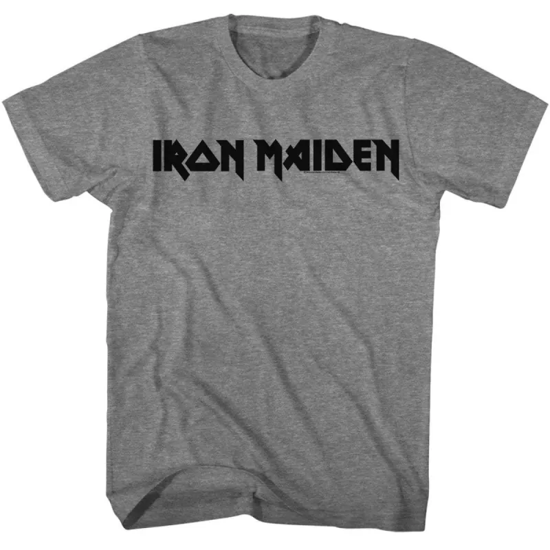 Iron Maiden 1 Color Logo T-shirt sold by Rockabilia