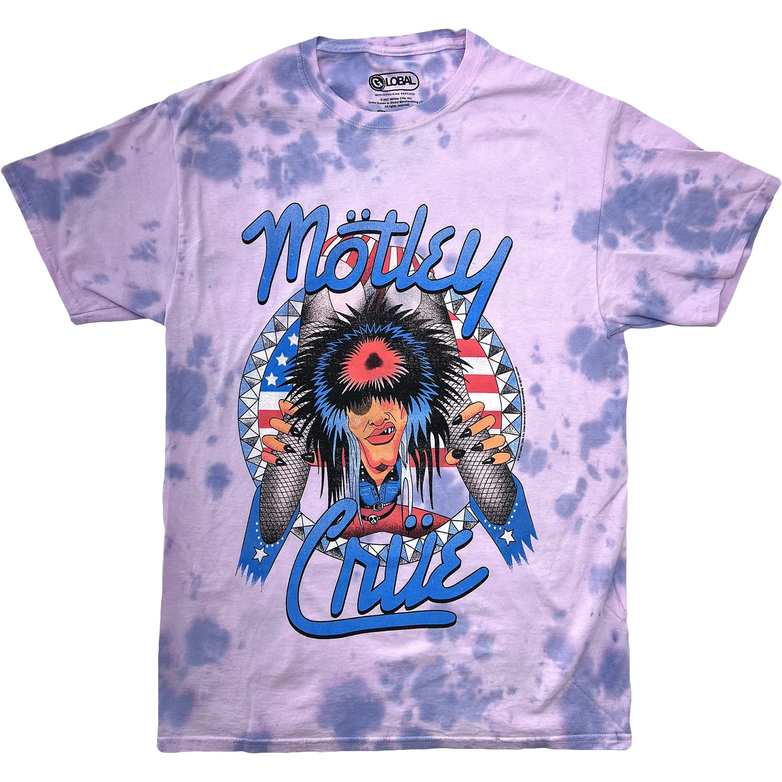 Motley Americana Tie Dye T-shirt sold by Rockabilia