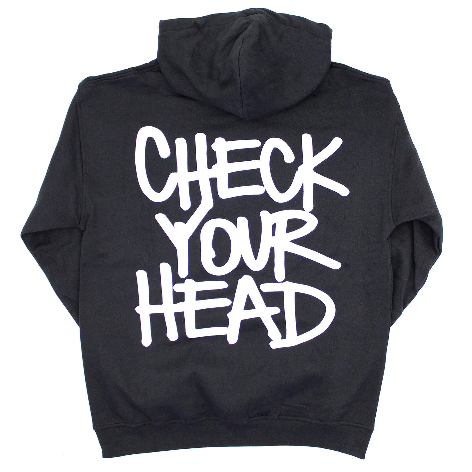 Check Your Head (Back Print) Hooded Sweatshirt sold by Rockabilia product image thumbnail 2