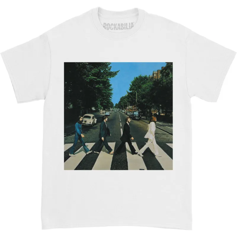 Abbey Road (White) Slim Fit T-shirt sold by Rockabilia