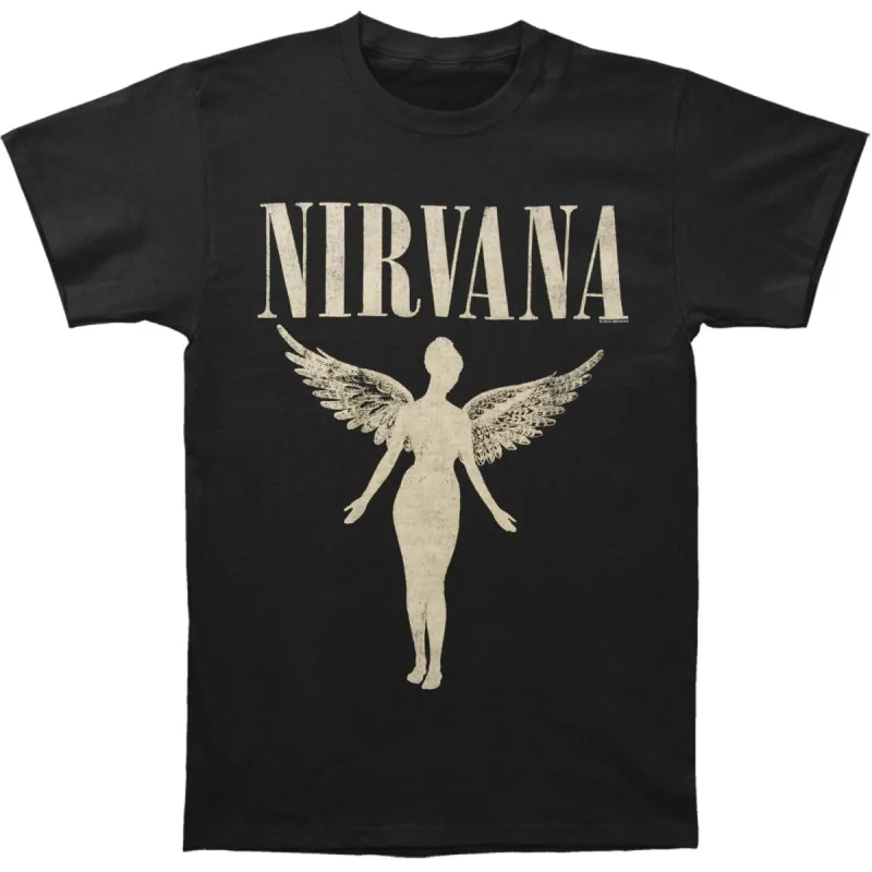 In Utero Tour Mens Soft T Slim Fit T-shirt sold by Rockabilia