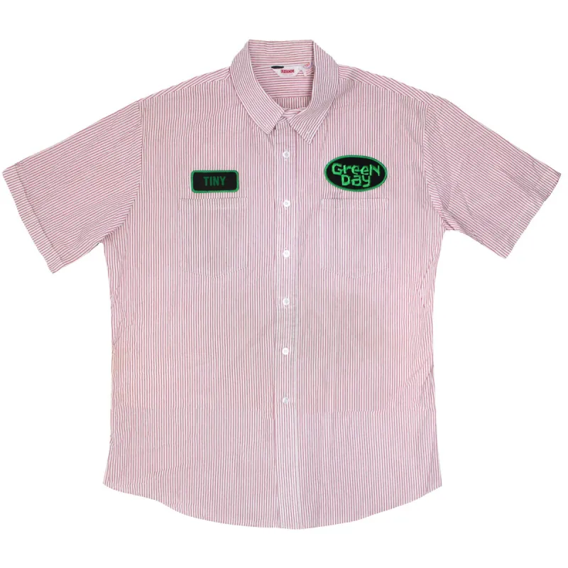 Vintage Embroidered Patches Employee Workshirt Work Shirt sold by Rockabilia