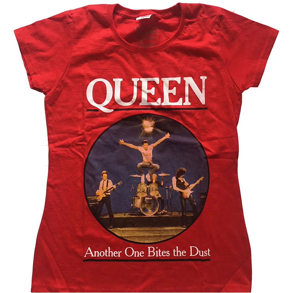 One Bites The Dust Ladies T-Shirt Junior Top sold by Rockabilia