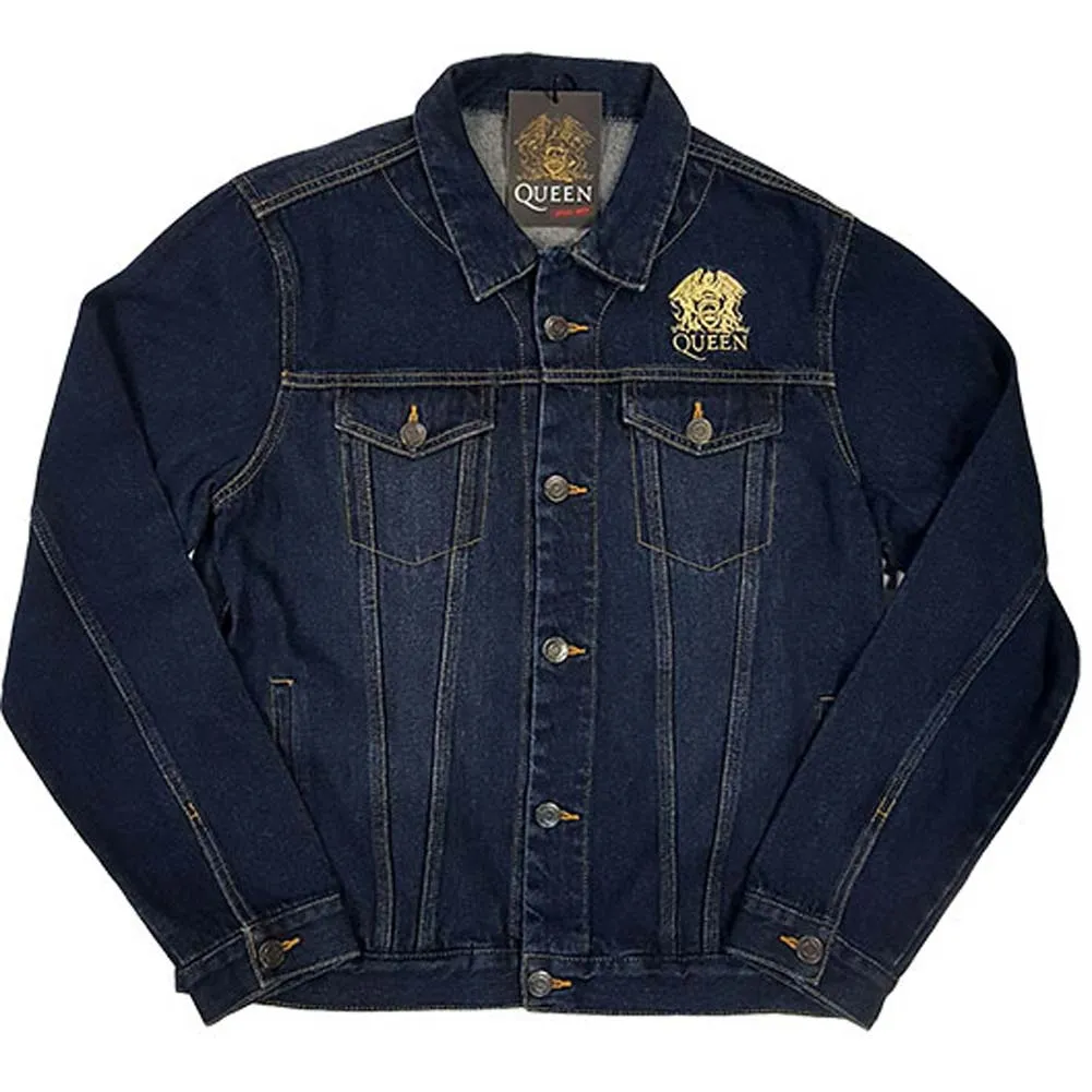 Classic Crest (Back Print) Denim Jacket sold by Rockabilia