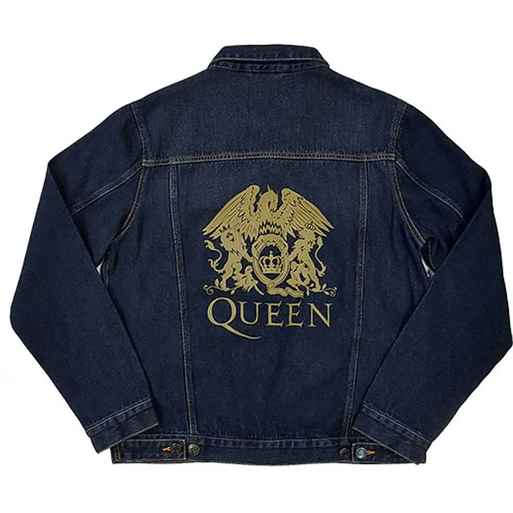 Classic Crest (Back Print) Denim Jacket sold by Rockabilia product image thumbnail 2