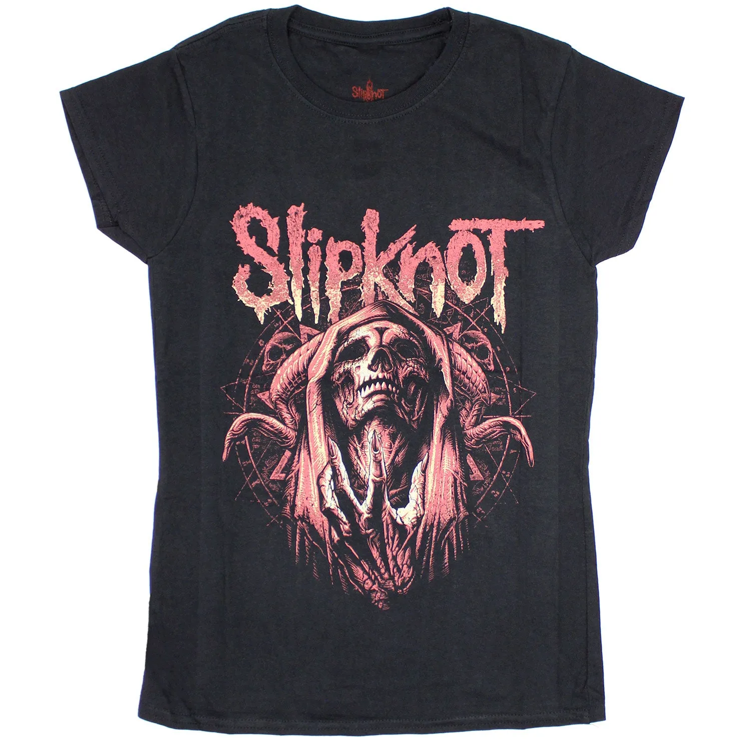 Evil Witch (Back Print) Ladies T-Shirt Junior Top sold by Rockabilia