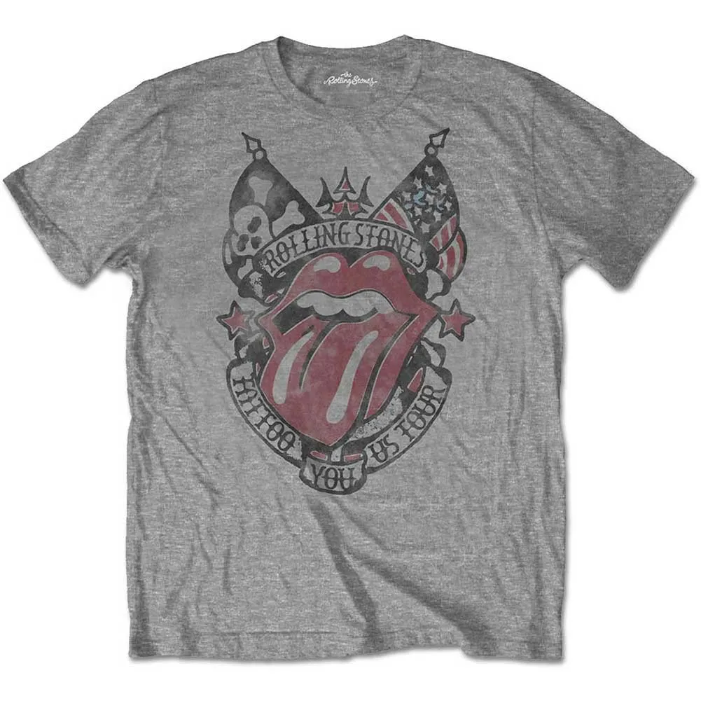 Rolling Stones Tattoo You US Tour (Soft-Hand Inks) Slim Fit T-shirt sold by Rockabilia