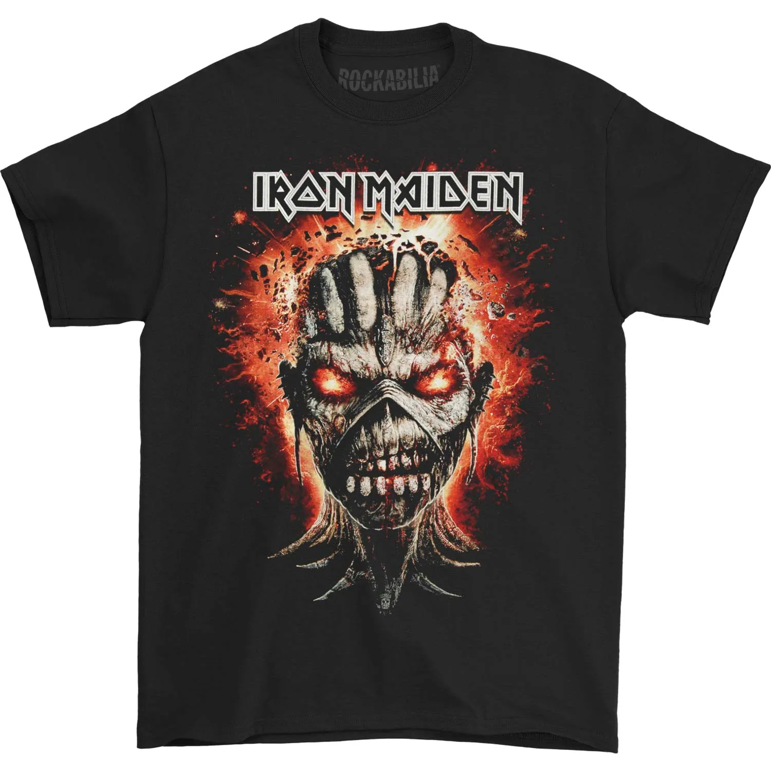 Eddie Exploding Head T-shirt sold by Rockabilia