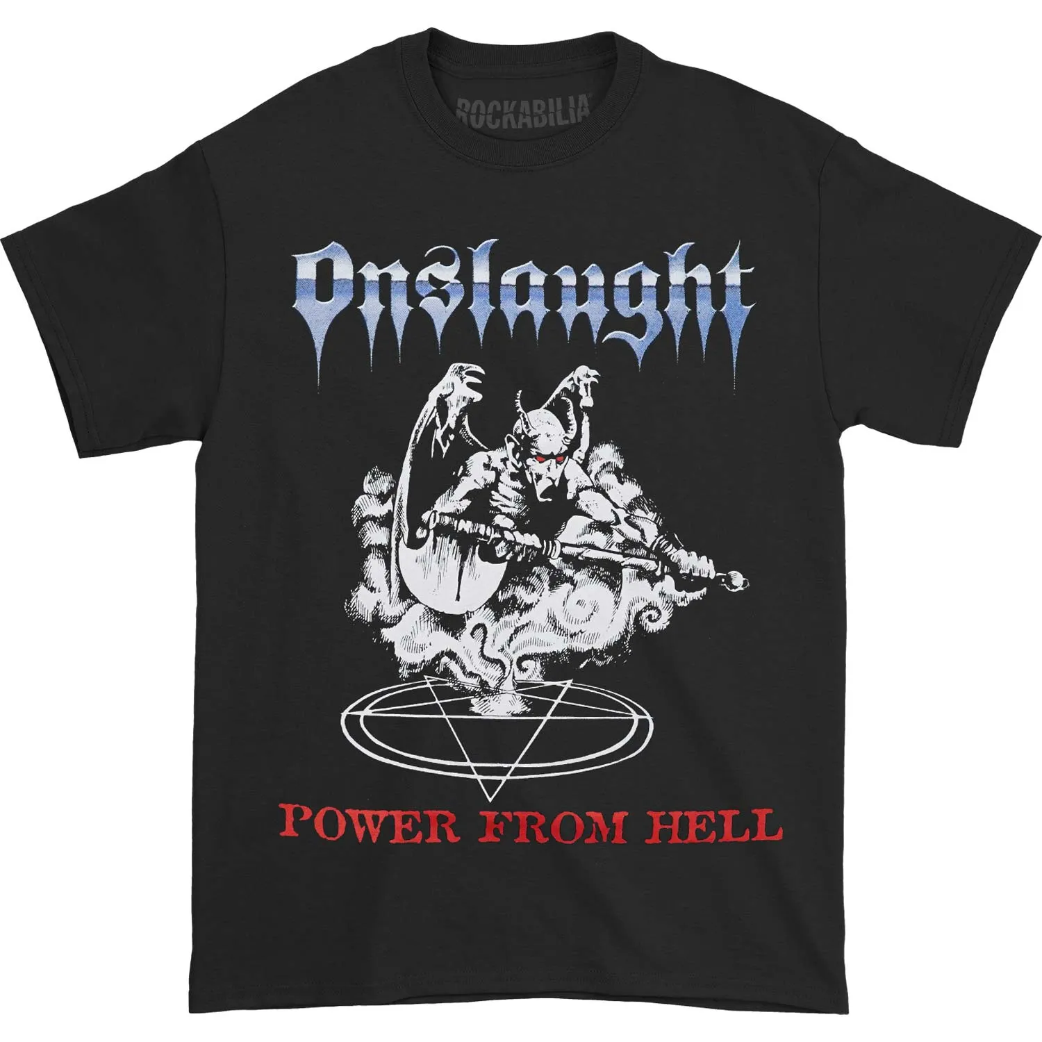 Power from Hell T-shirt sold by Rockabilia