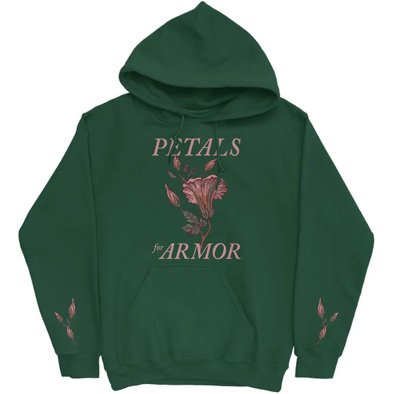 Petals (Sleeve Print) Hooded Sweatshirt made by Rockabilia