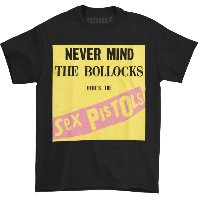 Black Nevermind The Bollocks T-shirt sold by Rockabilia