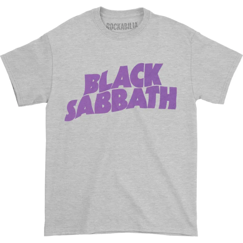 Purple Logo Grey T T-shirt sold by Rockabilia