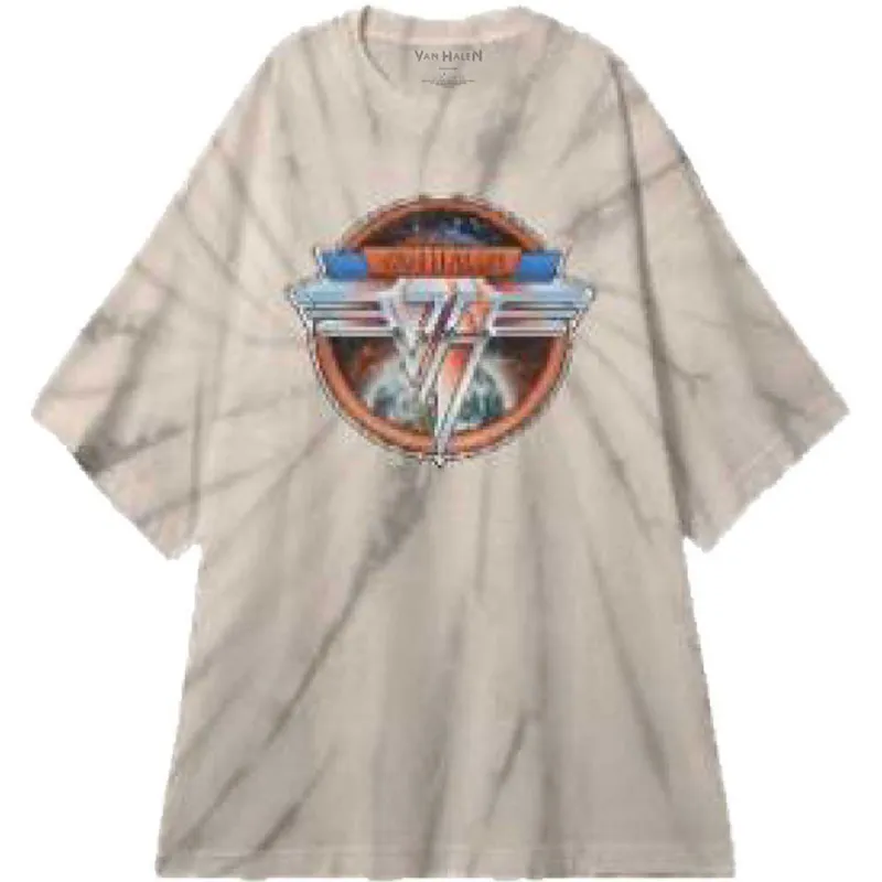 Chrome Logo (Dip-Dye) Tie Dye T-shirt sold by Rockabilia