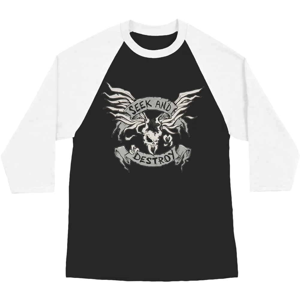 Seek & Destroy 08/09 (Phoenix) Raglan Baseball Jersey sold by Rockabilia