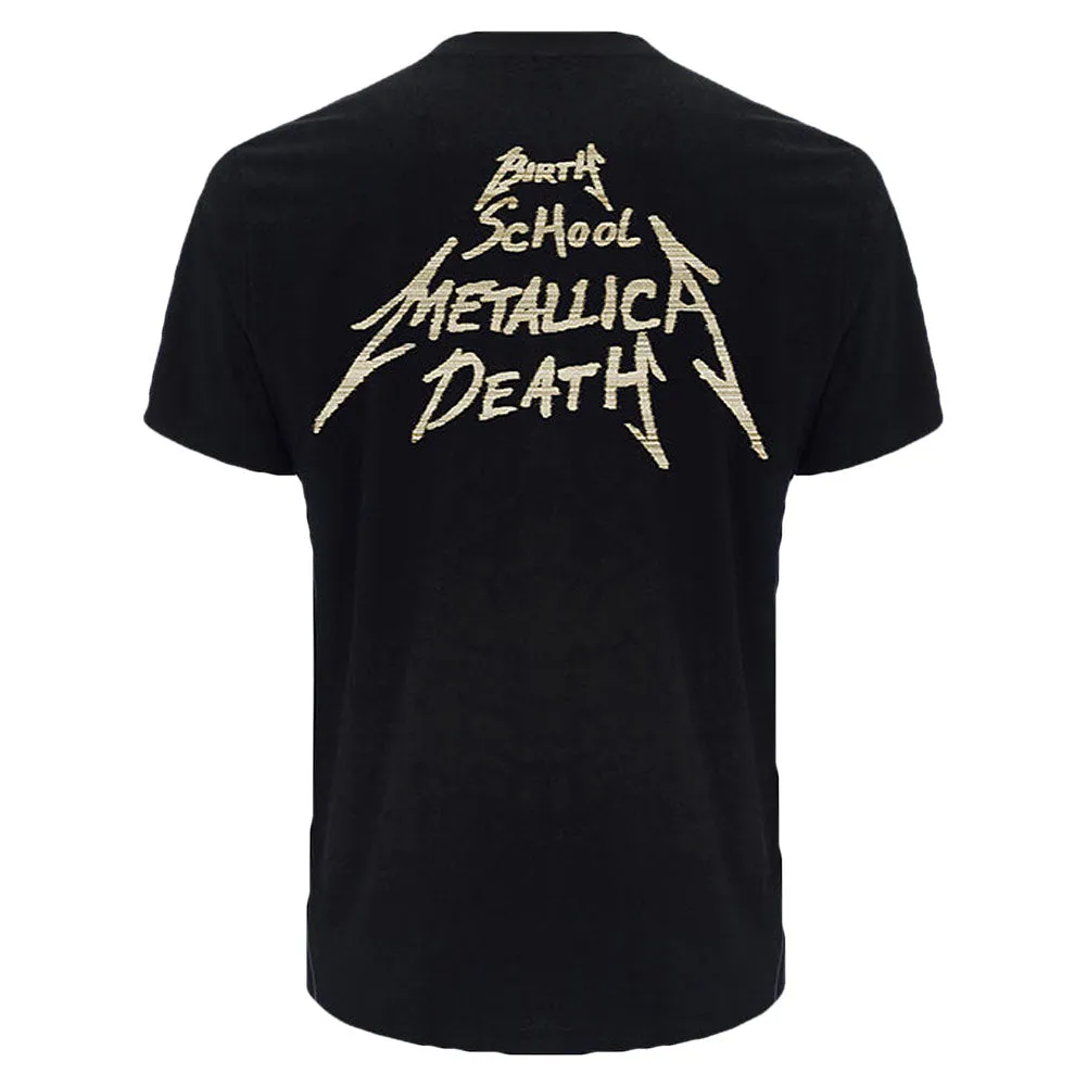 Birth Death Crossed Arms (Back Print) Slim Fit T-shirt sold by Rockabilia product image thumbnail 2