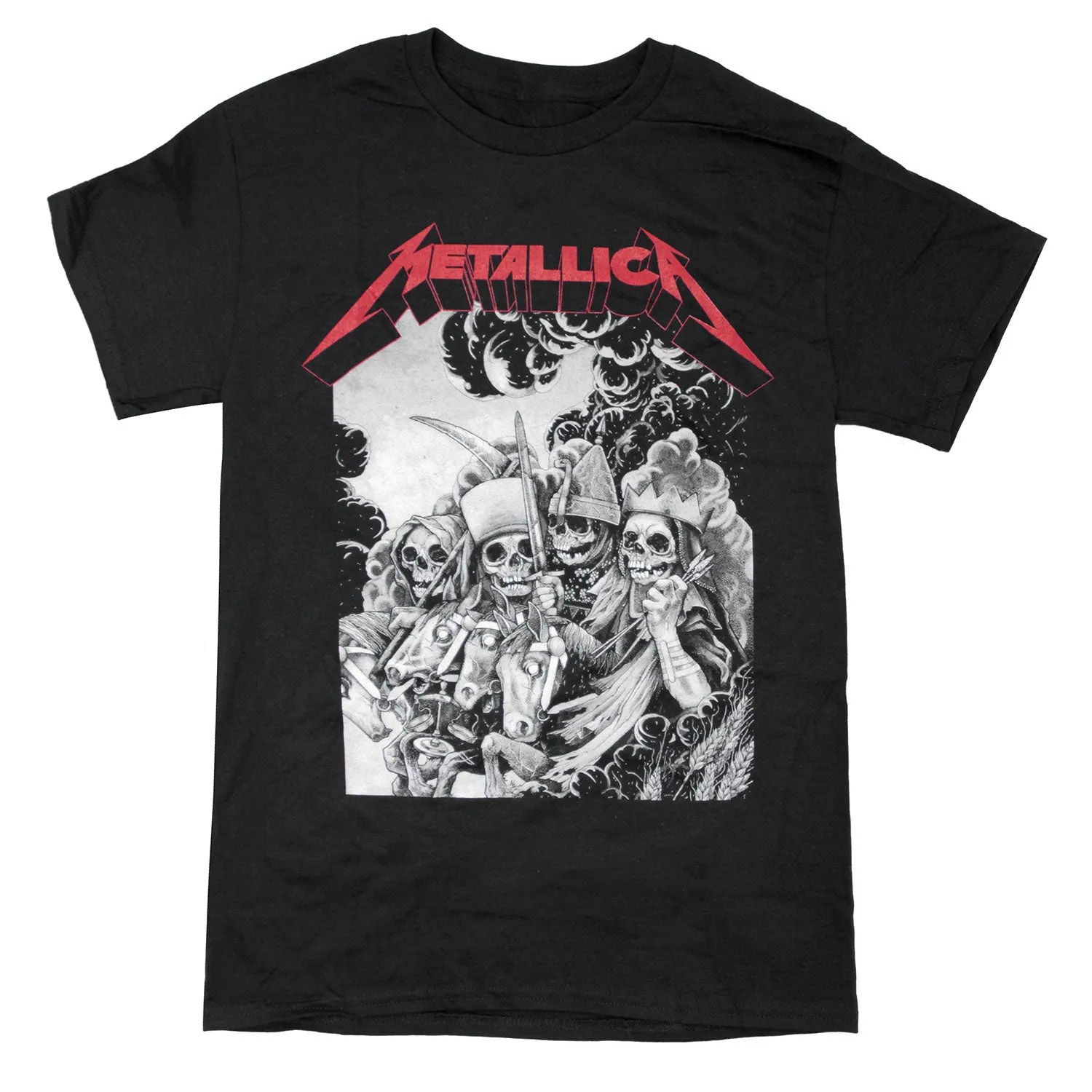 Four Horsemen by John Dyer Baizley (Red, Black & Grey Variant) T-shirt sold by Rockabilia
