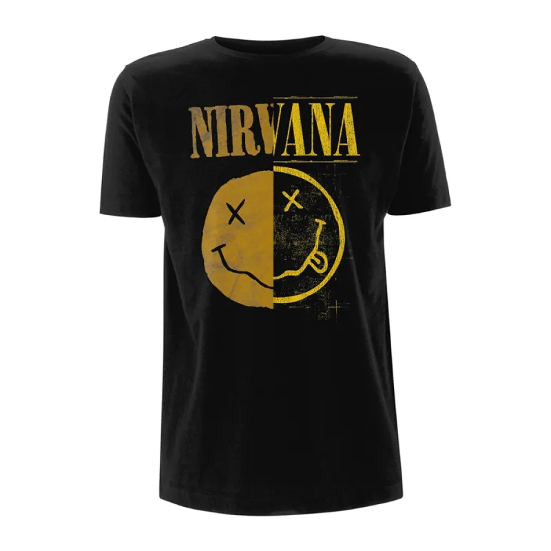 Spliced Smile Face Logo T-shirt sold by Rockabilia