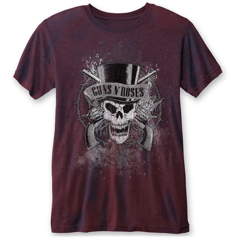 Faded Skull (Burn Out) Vintage T-shirt sold by Rockabilia