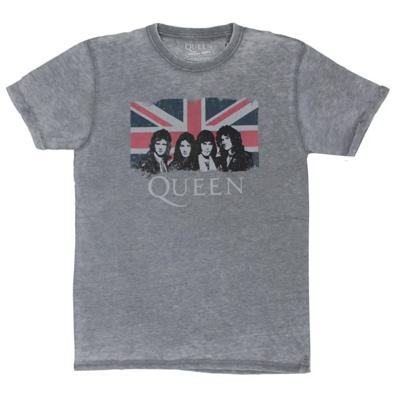 Vintage Union Jack Burnout Tee Vintage T-shirt sold by Rockabilia