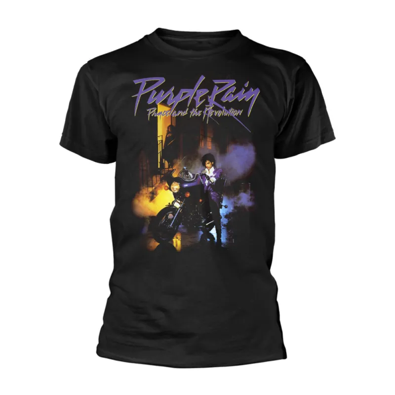 Purple Rain (black) T-shirt sold by Rockabilia