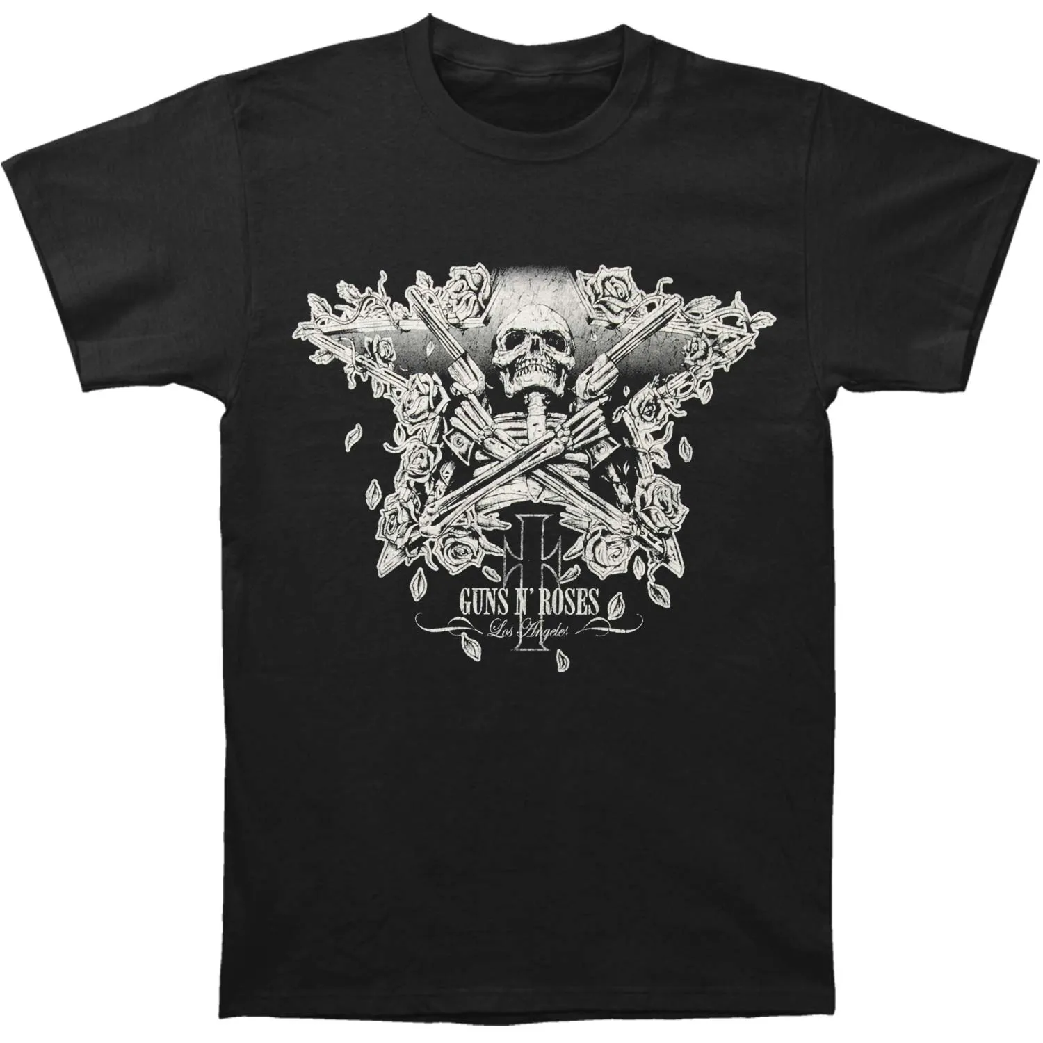 Skeleton Guns Slim Fit T-shirt sold by Rockabilia