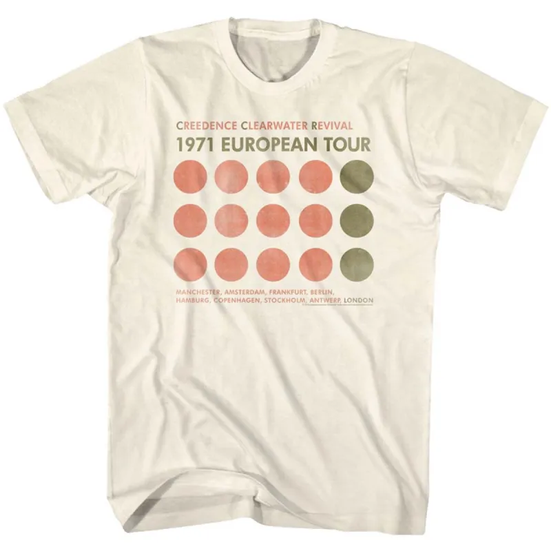 European Tour T-shirt sold by Rockabilia