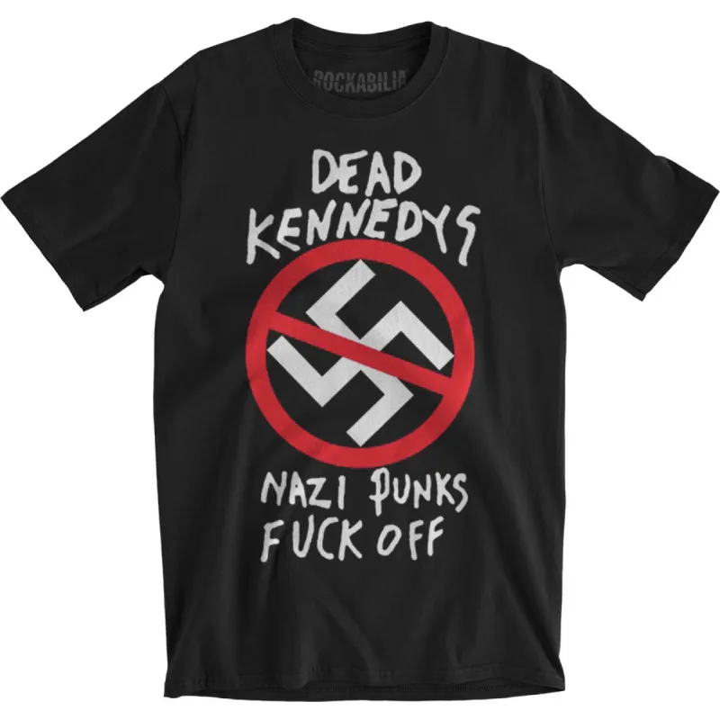 Nazi Punks F Off Slim Fit T-shirt sold by Rockabilia