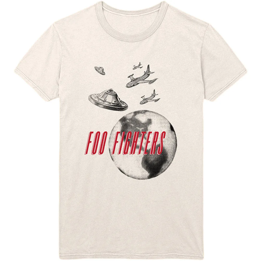 Foo Fighters UFO Planes Slim Fit T-shirt sold by Rockabilia