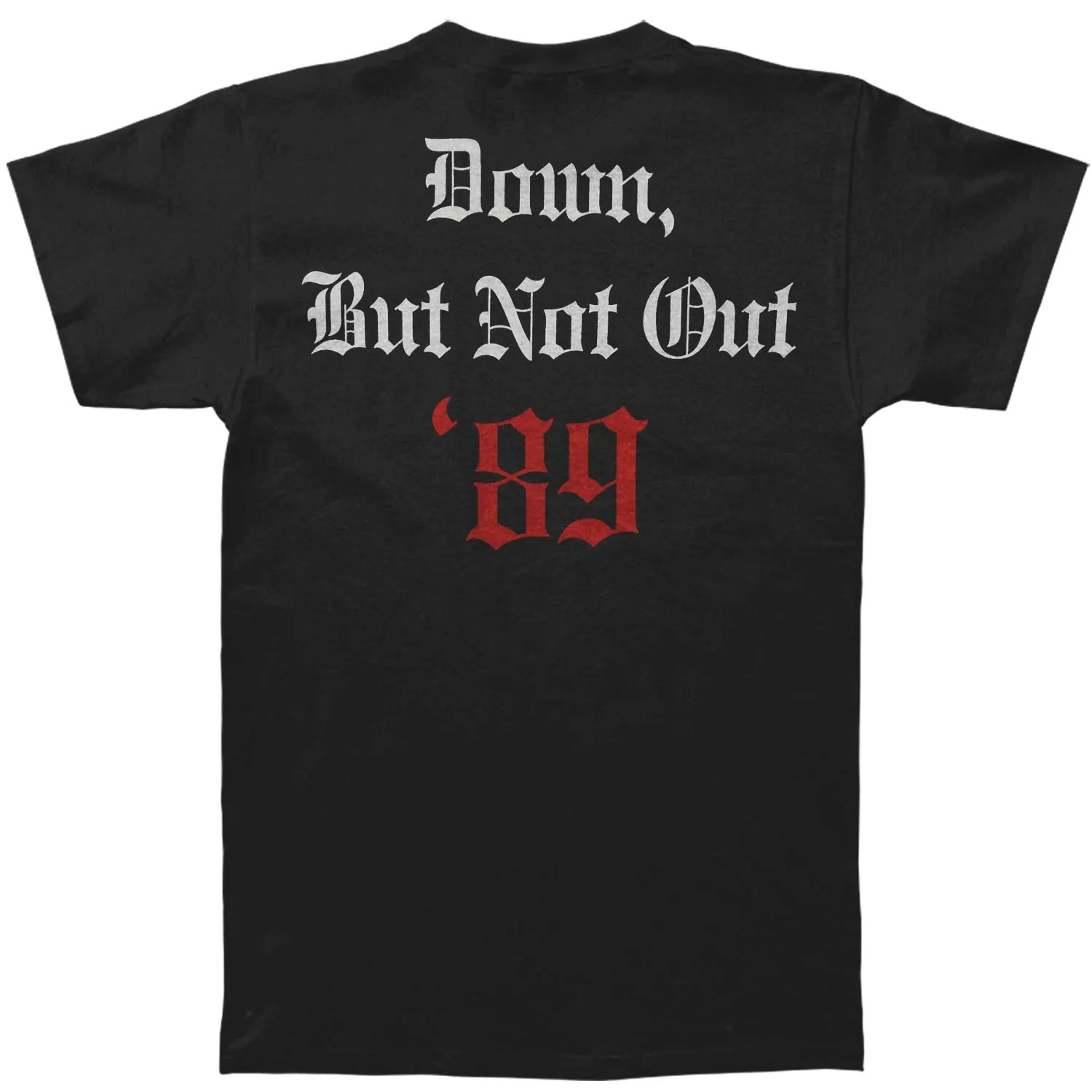 Down, But Not Out Slim Fit T-shirt sold by Rockabilia product image thumbnail 2