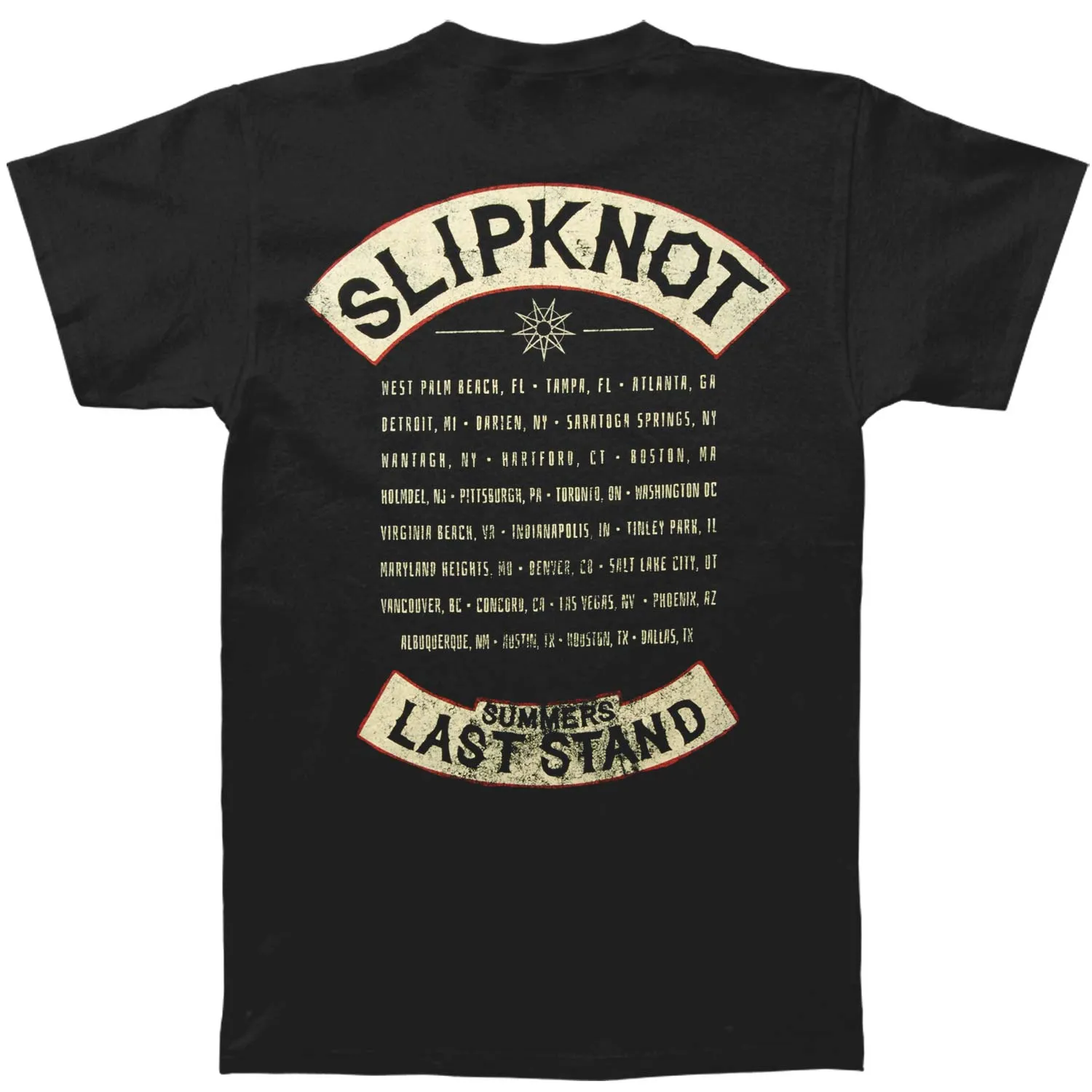 Goat Tarot 2015 North American Tour Tee T-shirt sold by Rockabilia product image thumbnail 2