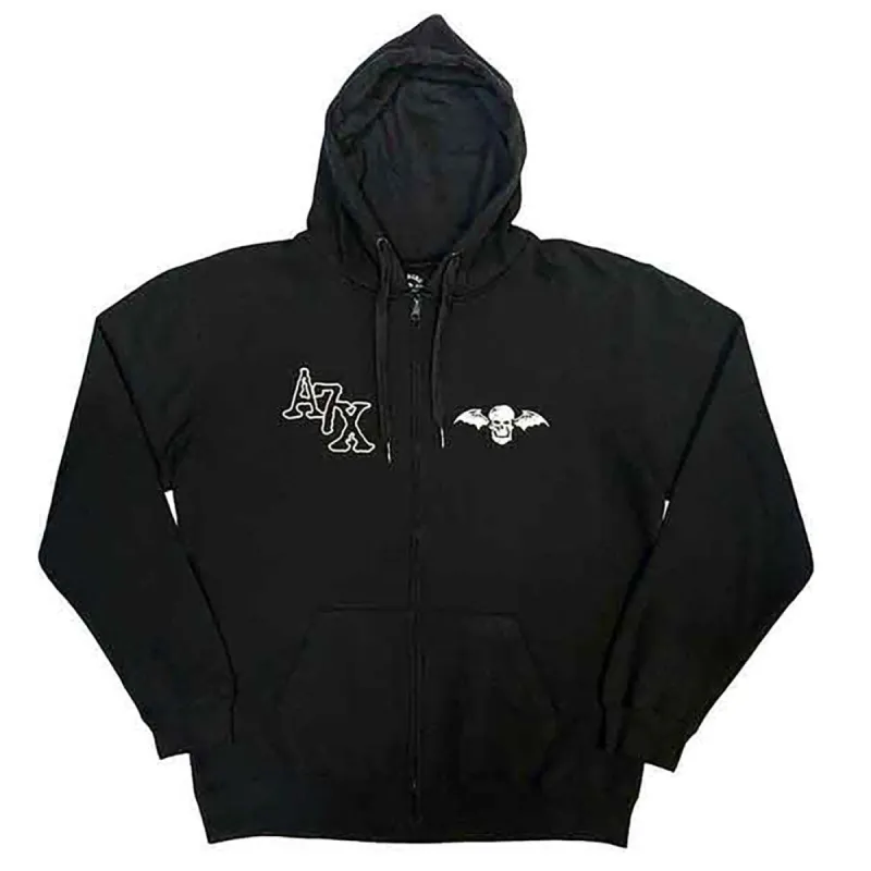 Dead Head Zippered Hooded Sweatshirt sold by Rockabilia