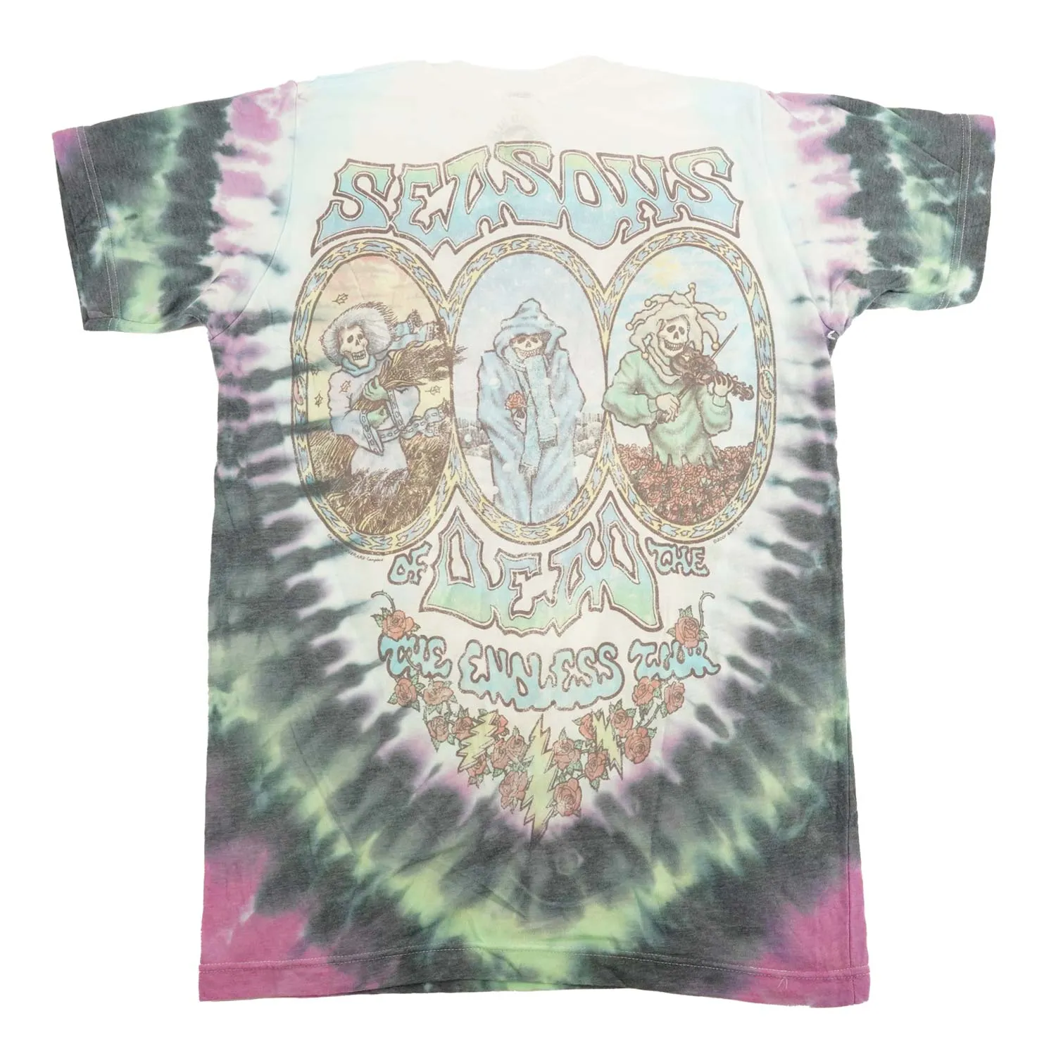 Vintage Seasons of the Dead Tie Dye T-shirt sold by Rockabilia product image thumbnail 2
