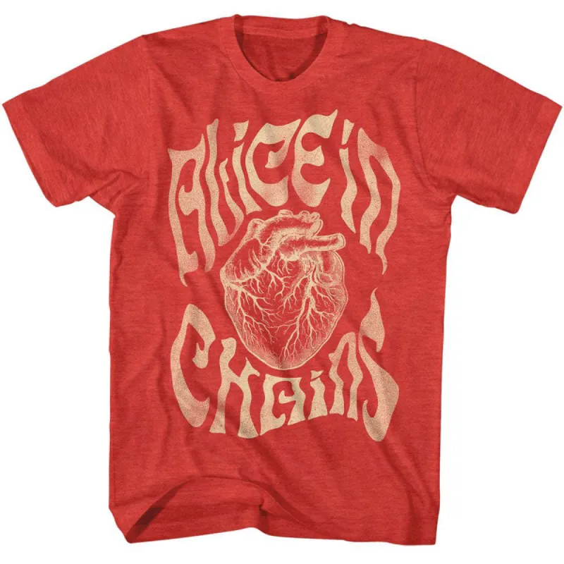 Alice In Chains Heart T-shirt sold by Rockabilia