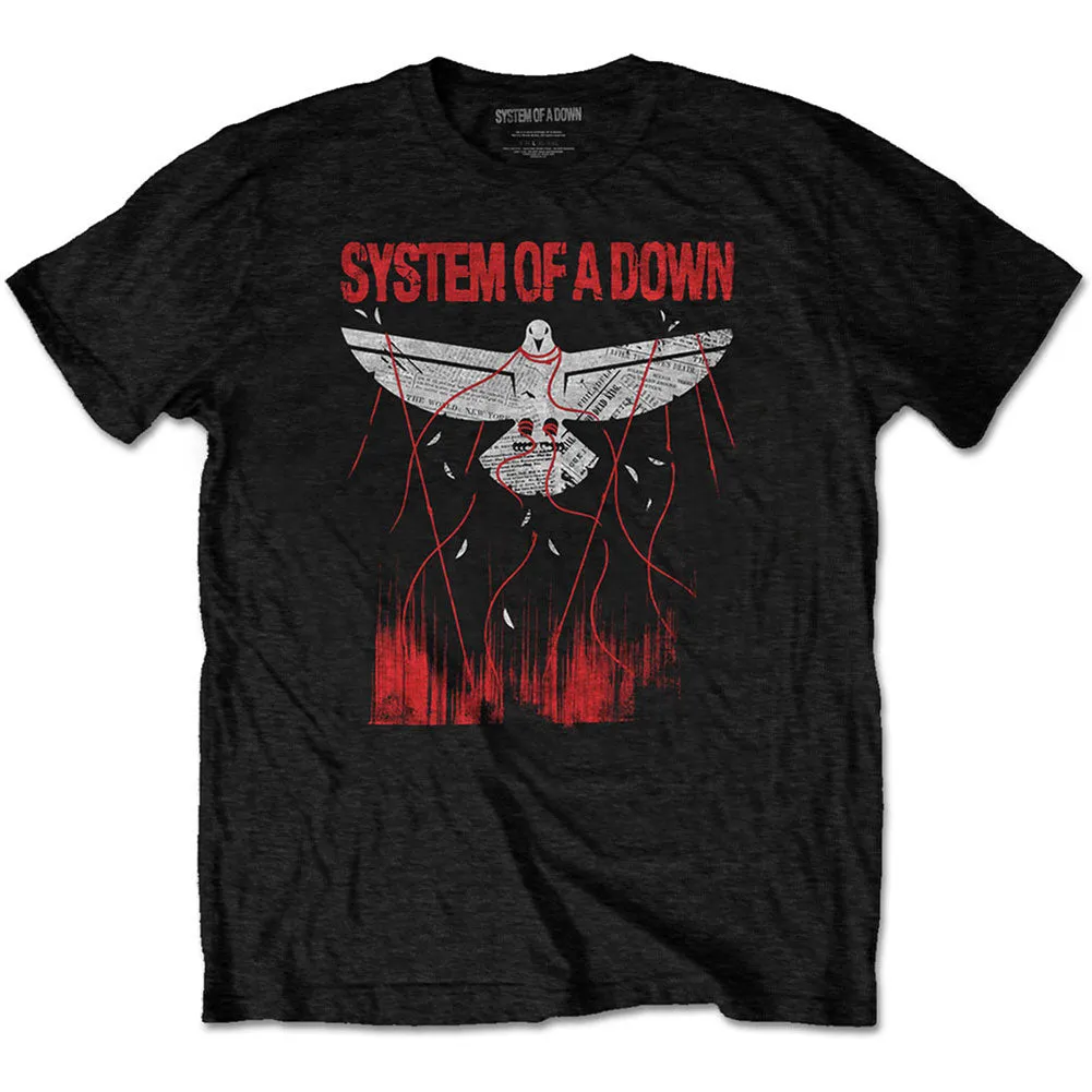 System Of A Down Dove Overcome Slim Fit T-shirt sold by Rockabilia