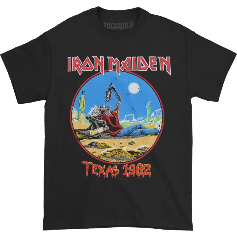 The Beast Tames Texas (Back Print) Slim Fit T-shirt sold by Rockabilia