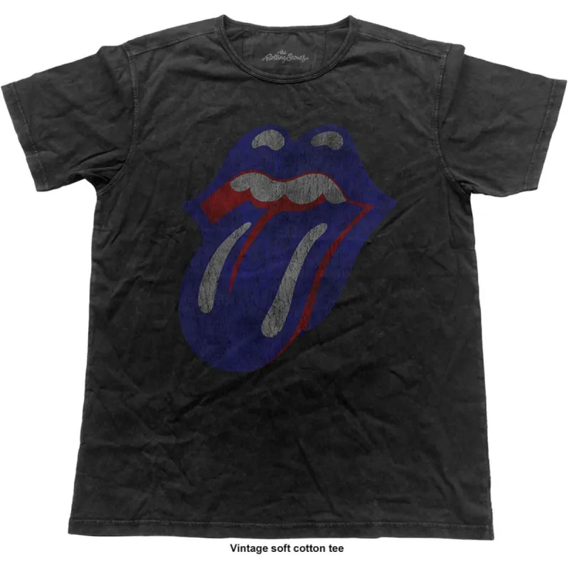 Blue & Lonesome Tongue (Vintage Finish) Vintage T-shirt sold by Rockabilia