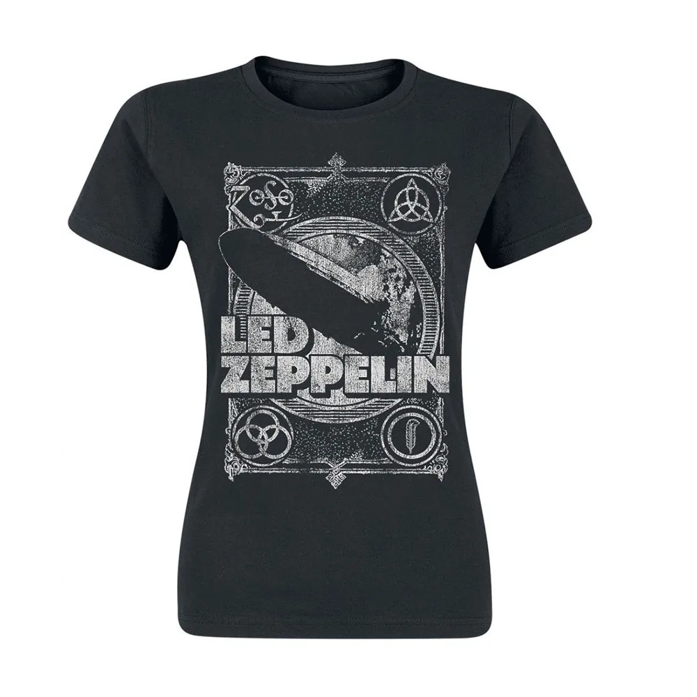 Vintage Print Lz1 Womens T-shirt sold by Rockabilia