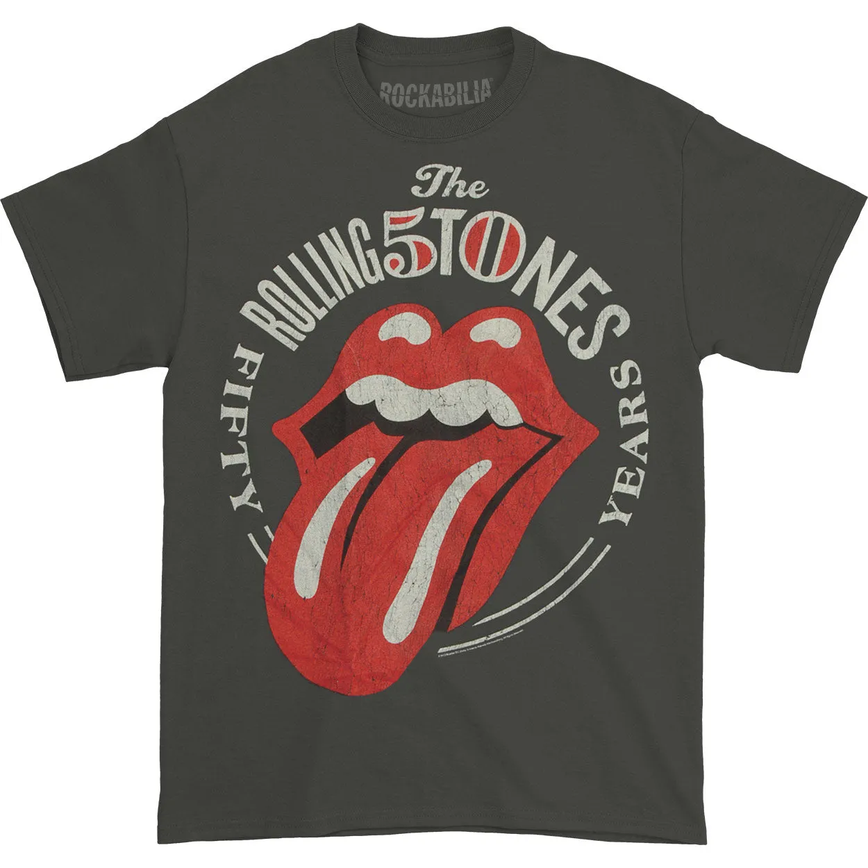 50 Years Tongue Logo T-shirt sold by Rockabilia