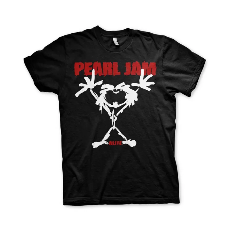 Pearl Jam Stickman T-shirt made by Rockabilia