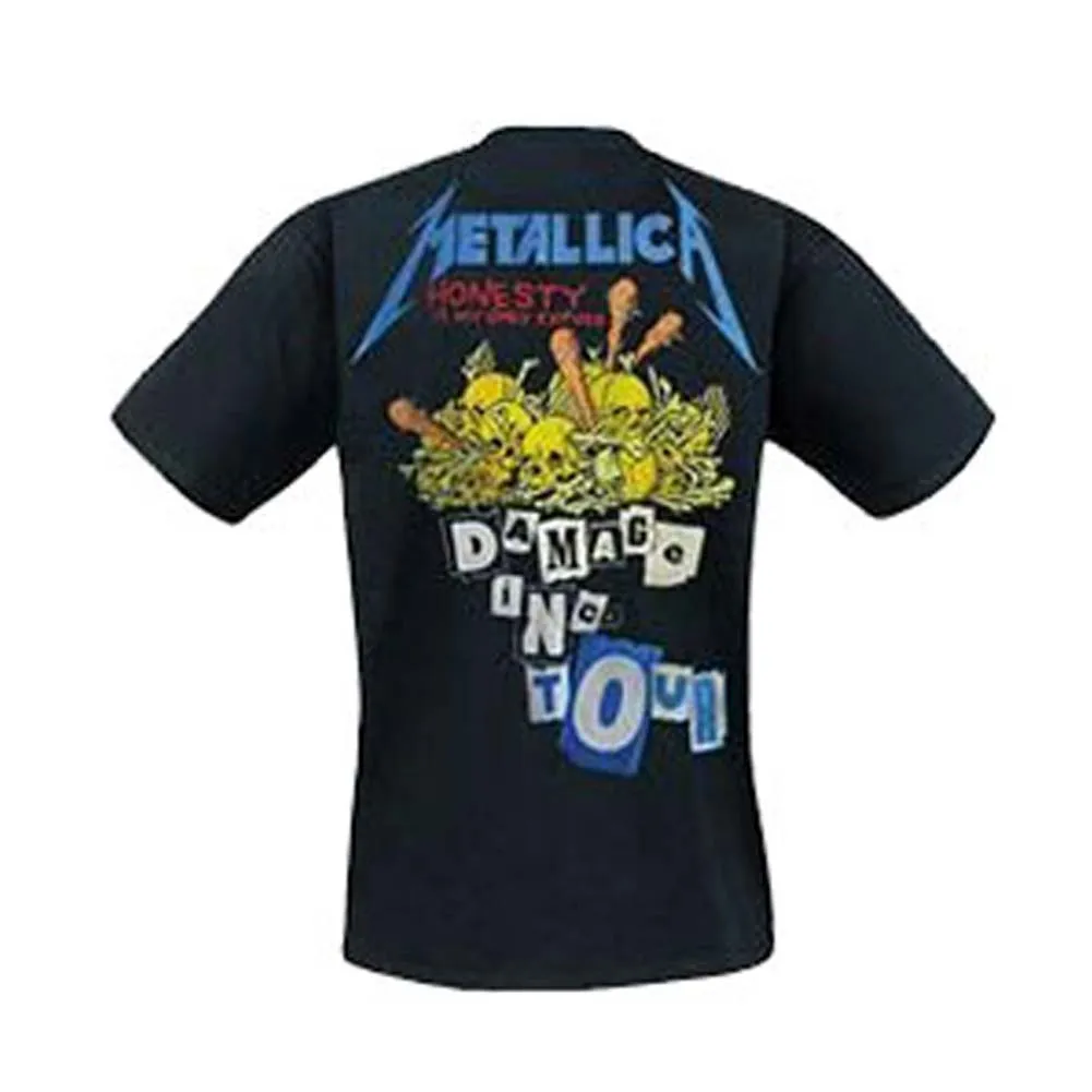 Metallica Damage Inc (Back Print) Slim Fit T-shirt sold by Rockabilia product image thumbnail 2
