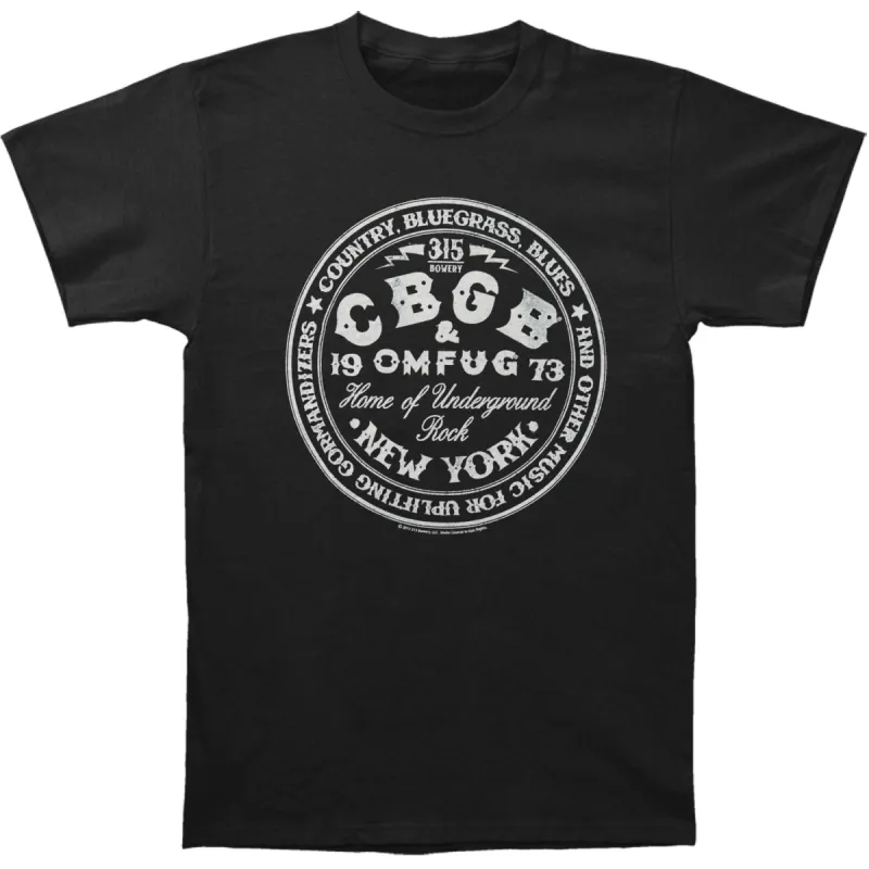 CBGB Circle T-shirt sold by Rockabilia