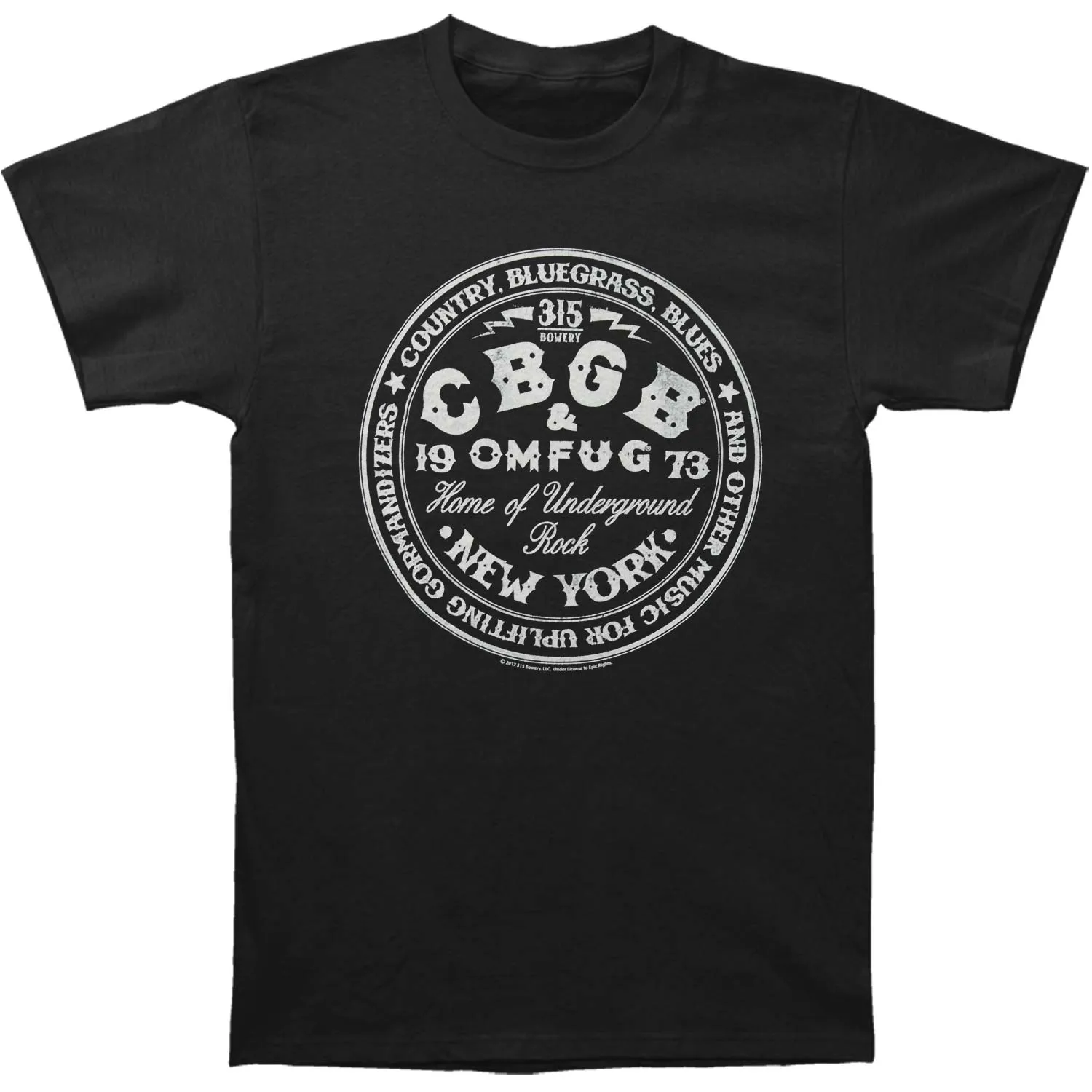 CBGB Circle T-shirt sold by Rockabilia