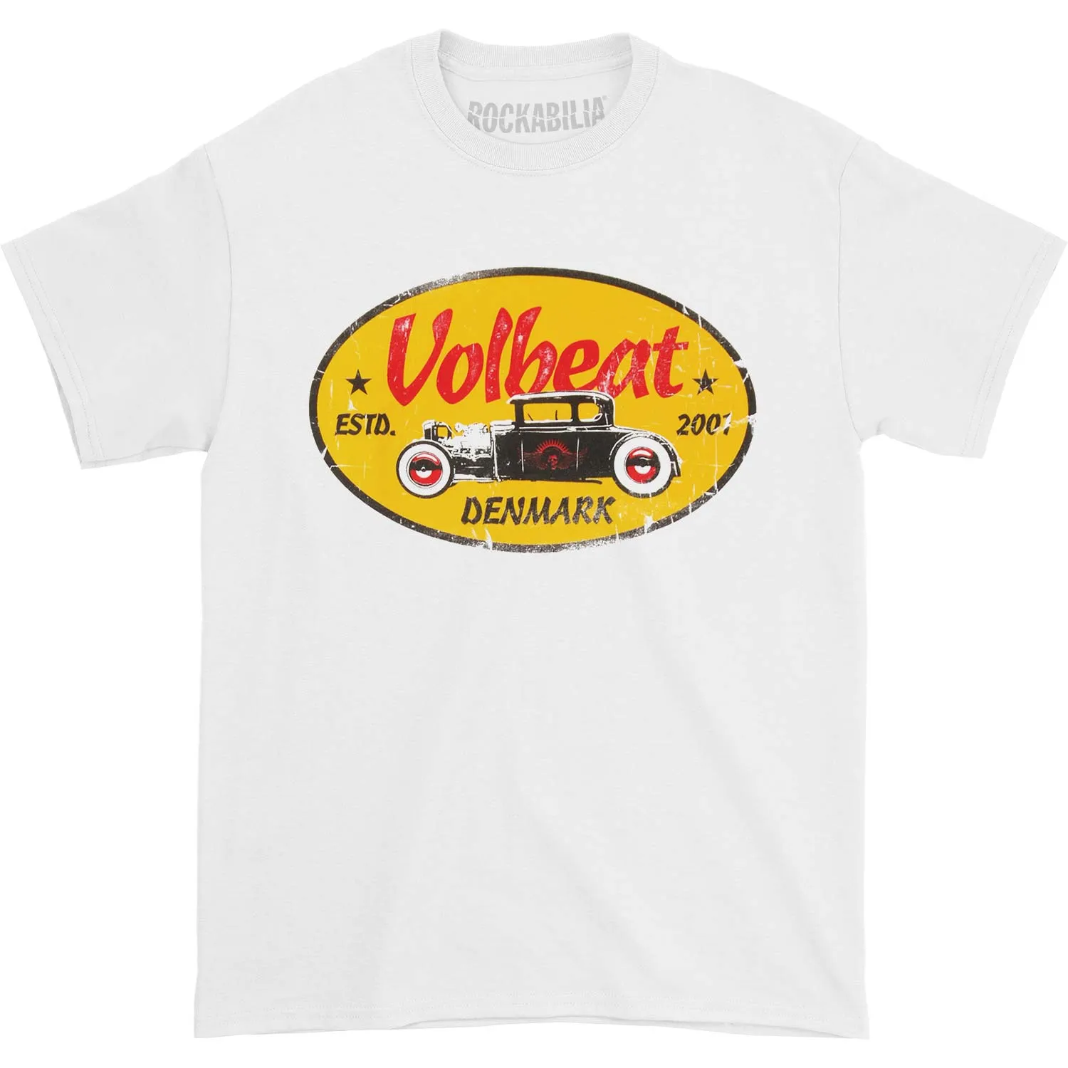 Yellow Oval T-shirt sold by Rockabilia