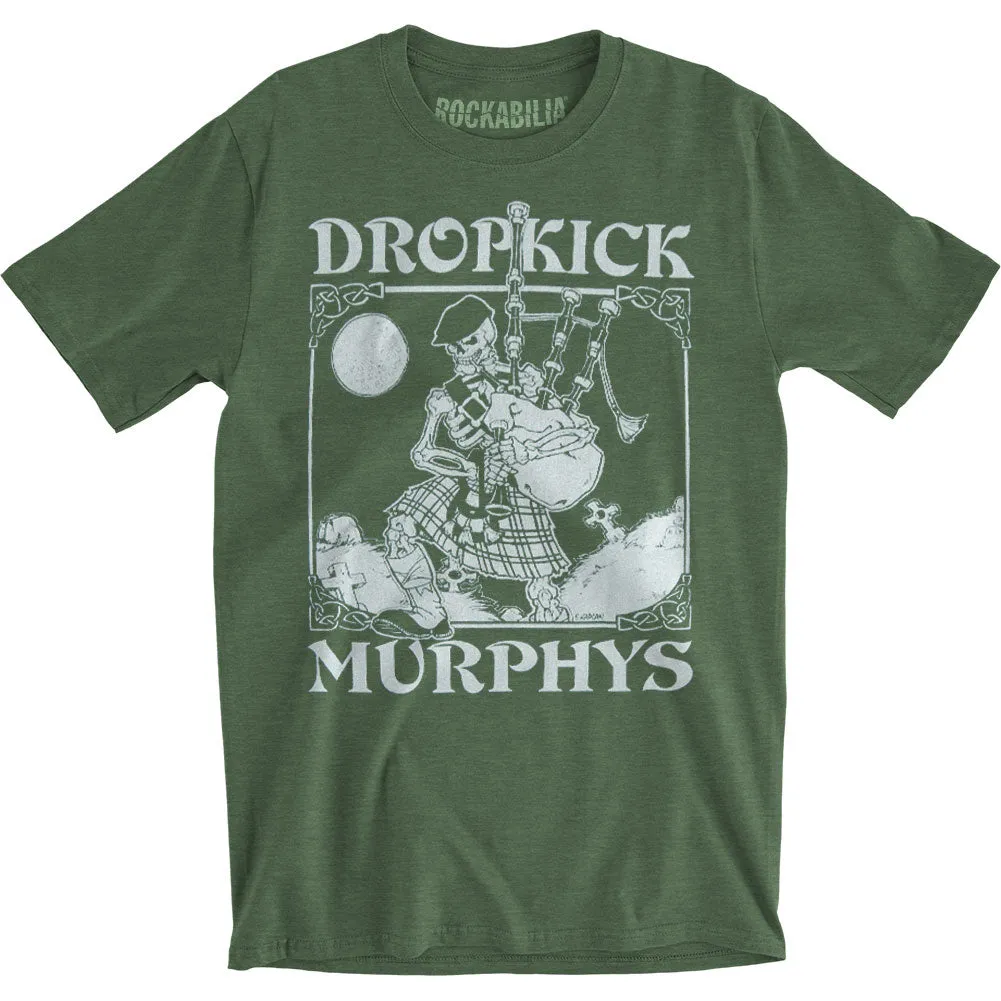 Skelly Piper Slim Fit T-shirt sold by Rockabilia