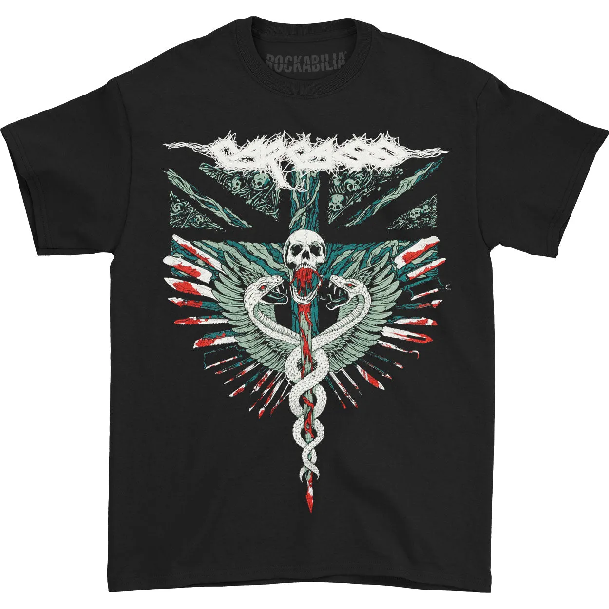 Medical Snakes Slim Fit T-shirt sold by Rockabilia