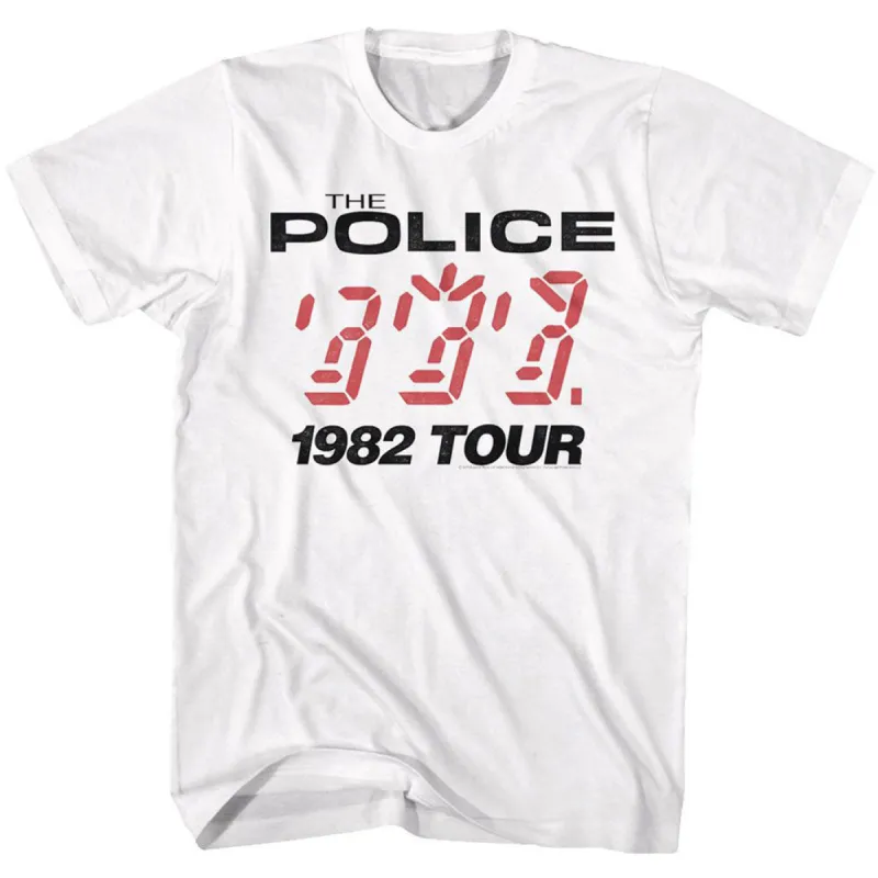 1982 Tour T-shirt sold by Rockabilia