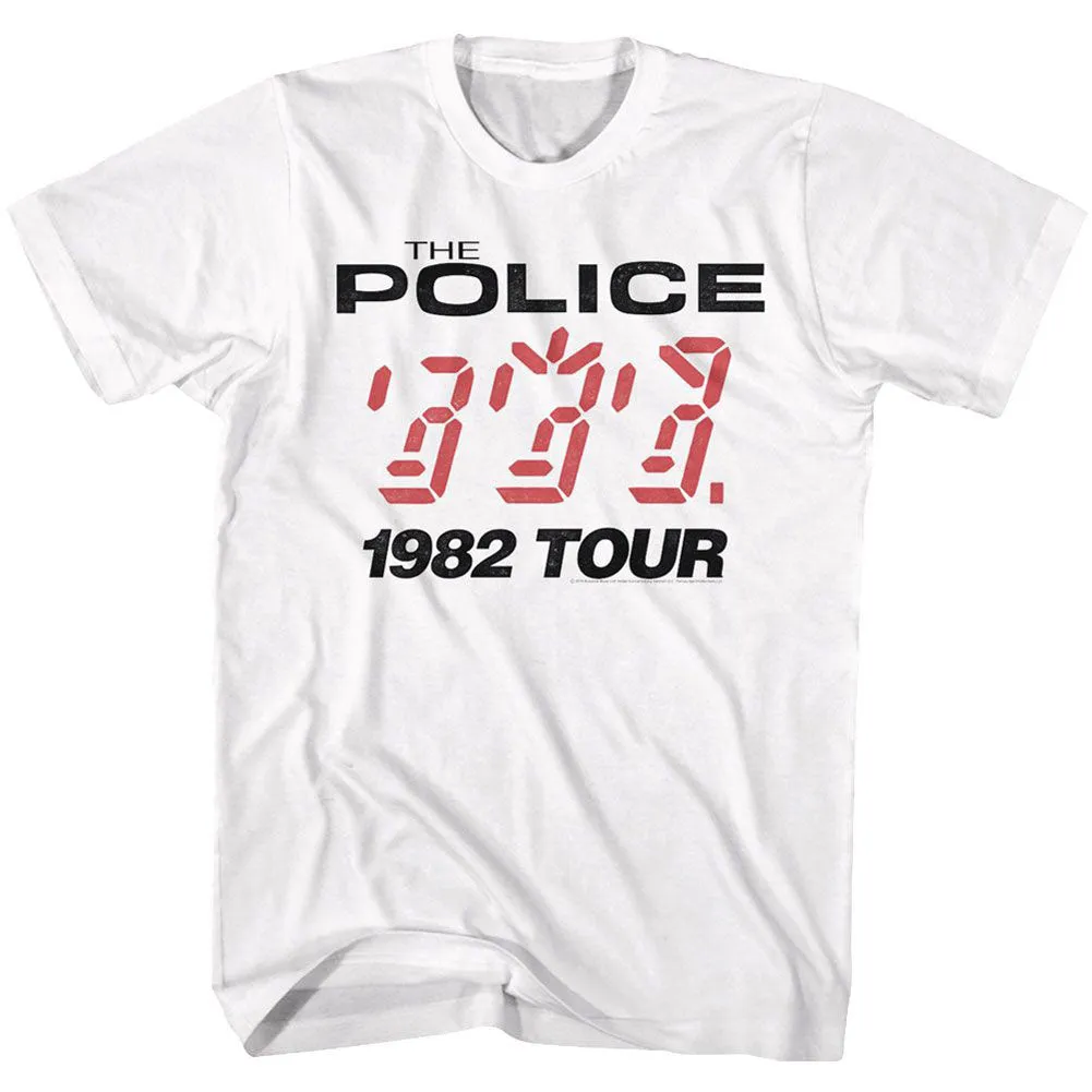 1982 Tour T-shirt sold by Rockabilia
