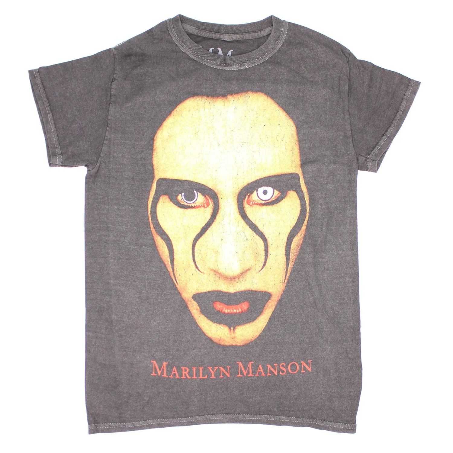 Vintage Distressed Jumbo Face Photo Vintage T-shirt sold by Rockabilia