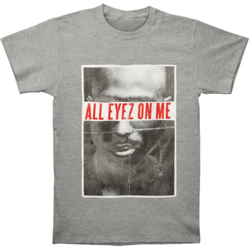 All Eyez on Me Hteaher Grey T-shirt sold by Rockabilia