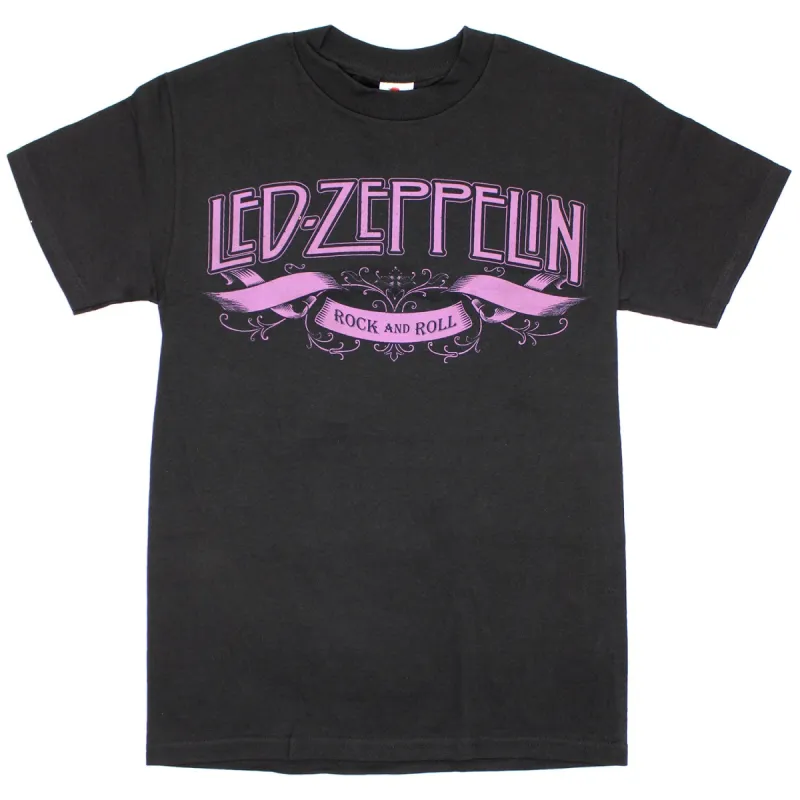 Rock N Roll Banner T-shirt sold by Rockabilia